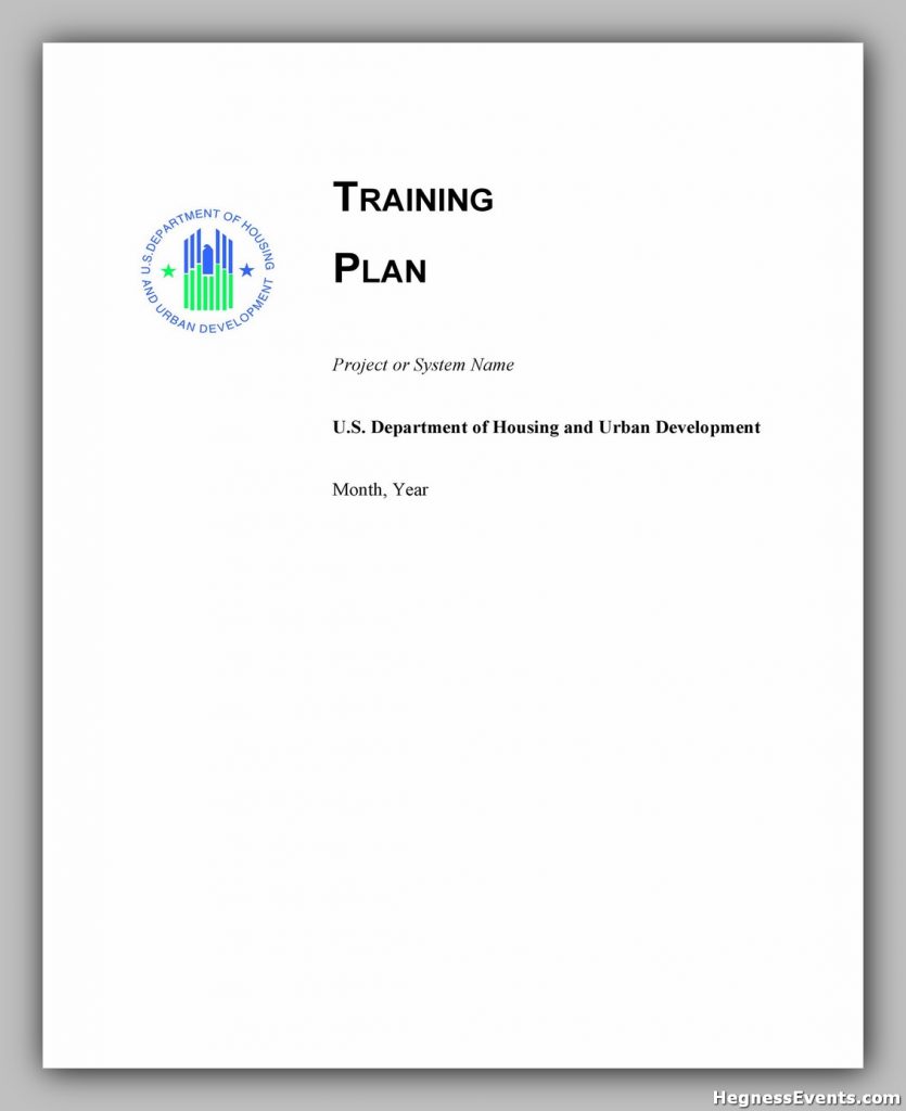 Training Manual Template Free 29