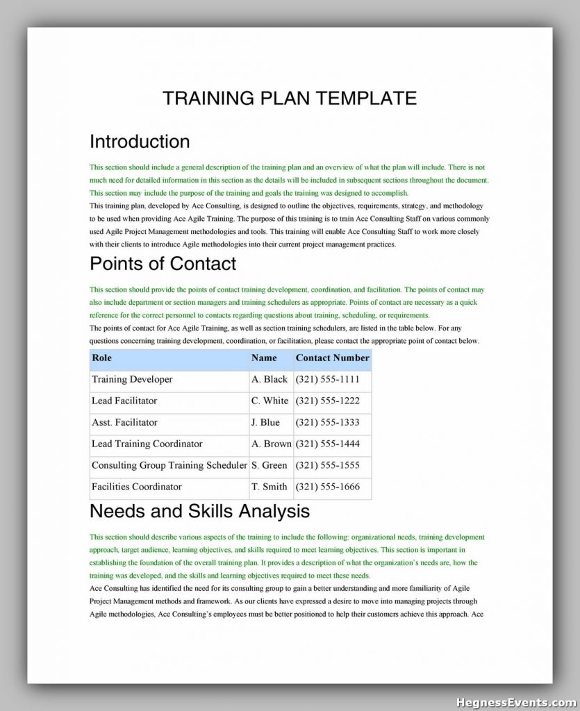 Training Manual Template Free 32