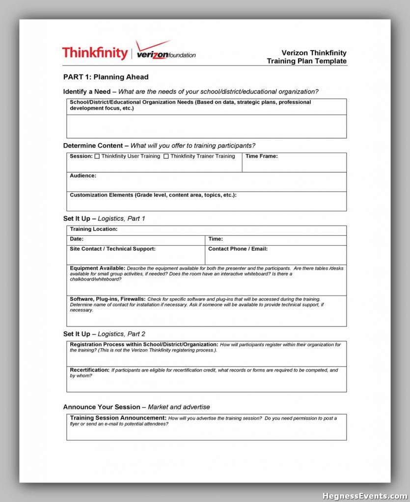 Training Manual Template Free 40