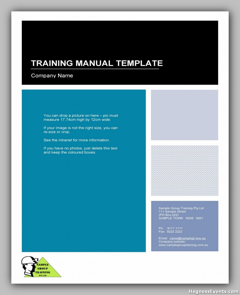 training manual template 01