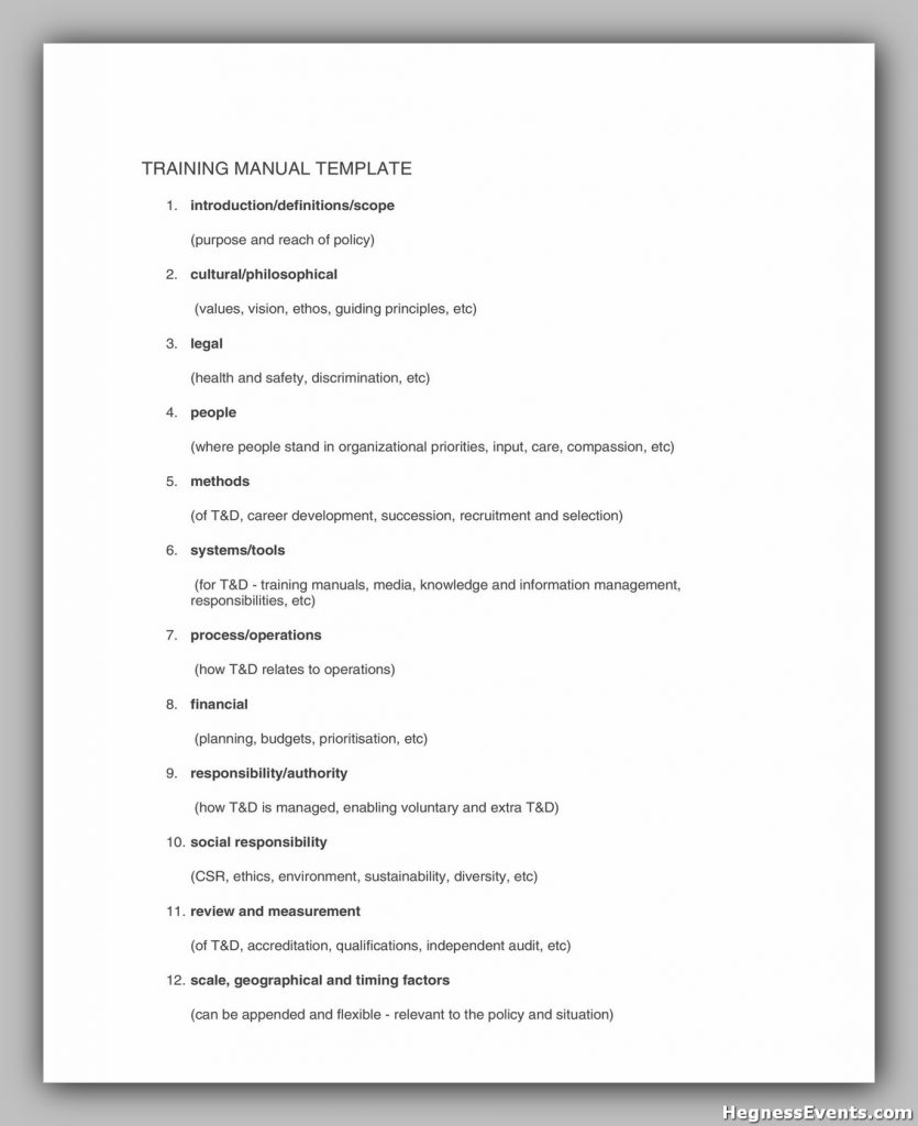 training manual template 02