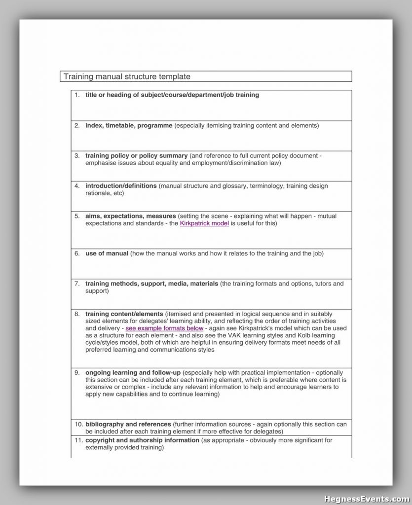 training manual template 03