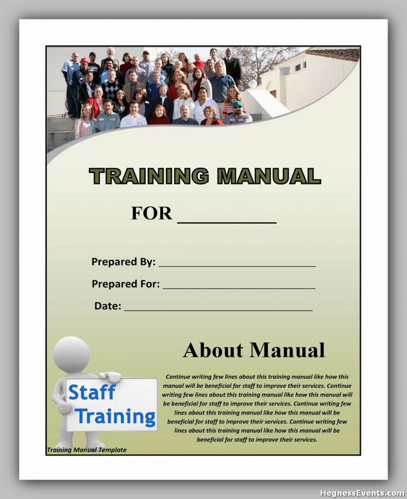 training manual template 08