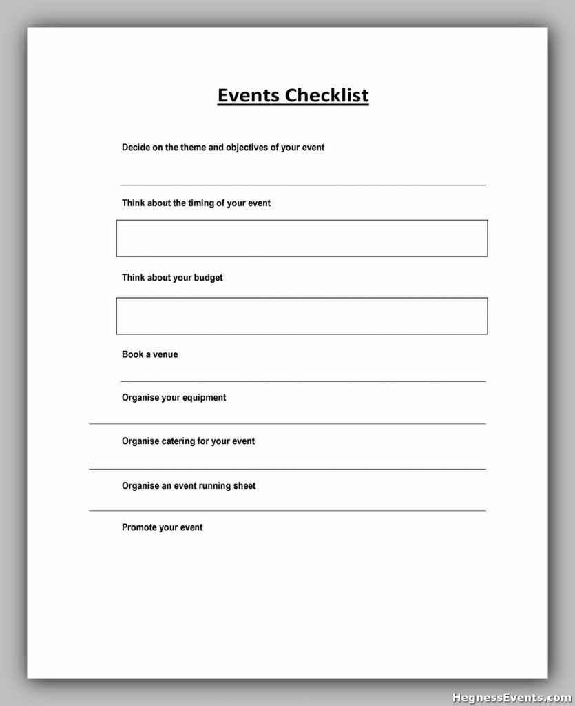 Event Planning Template 01