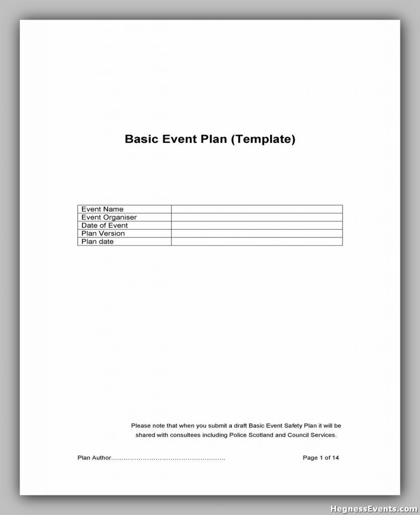 Event Planning Template 07