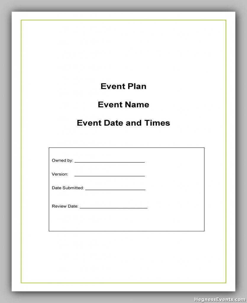 Event Planning Template Free 49