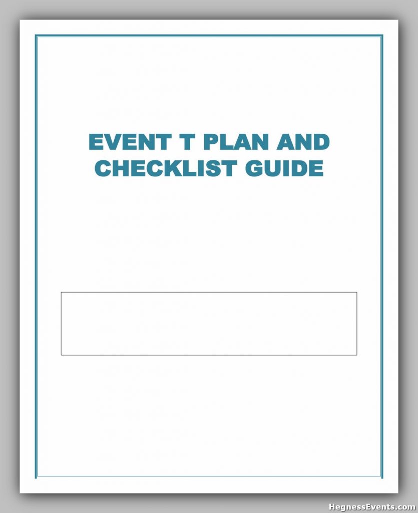 Event Planning Checklist 09