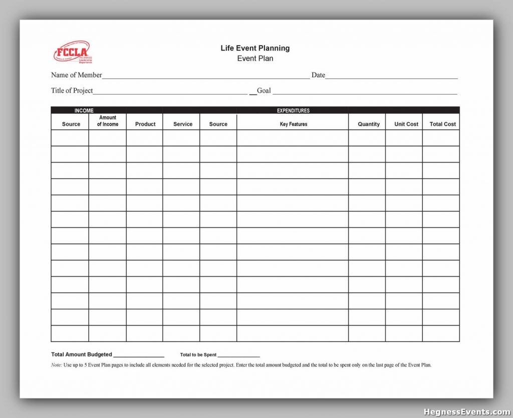 Event Planning Checklist Excel 10