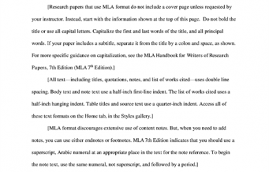 Apa research paper template Pdf