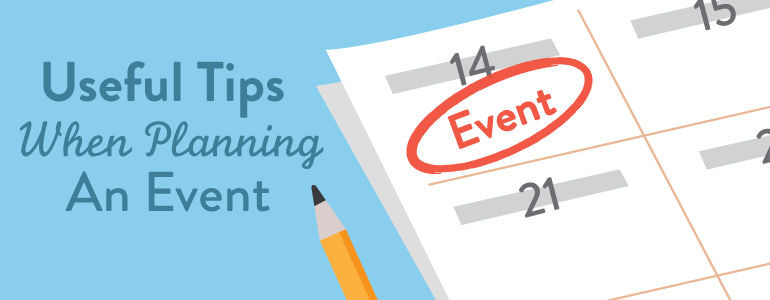 Event planning tips