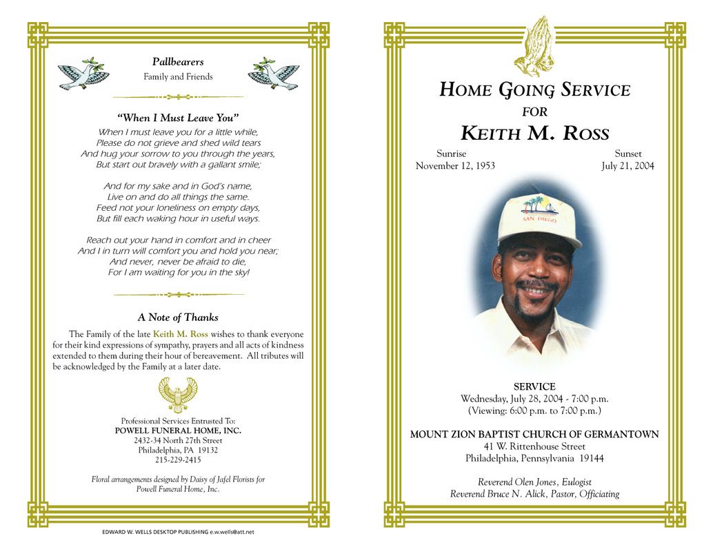 Samples Of Obituary Writing Ismjes