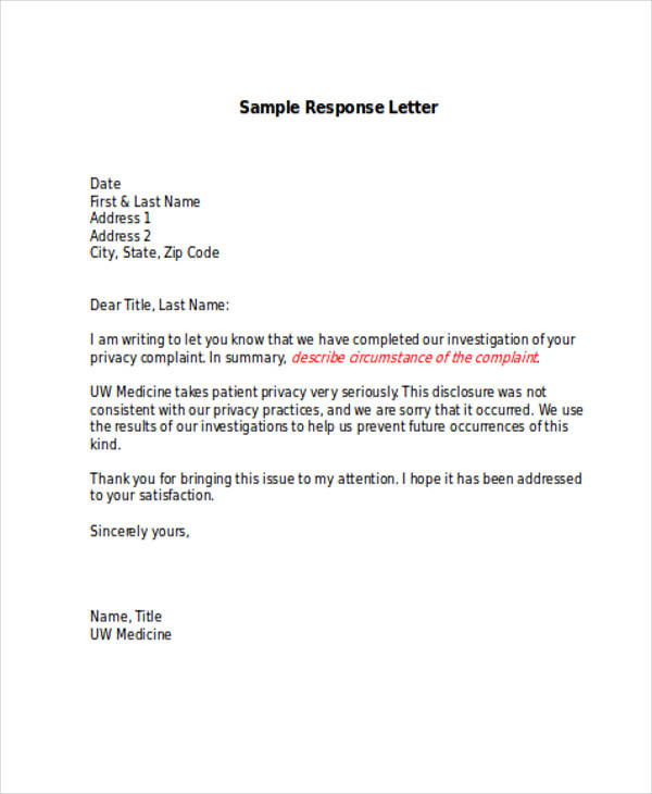 Formal letter complaint bus service essay
