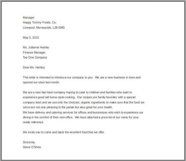 Business Letter For Complaint