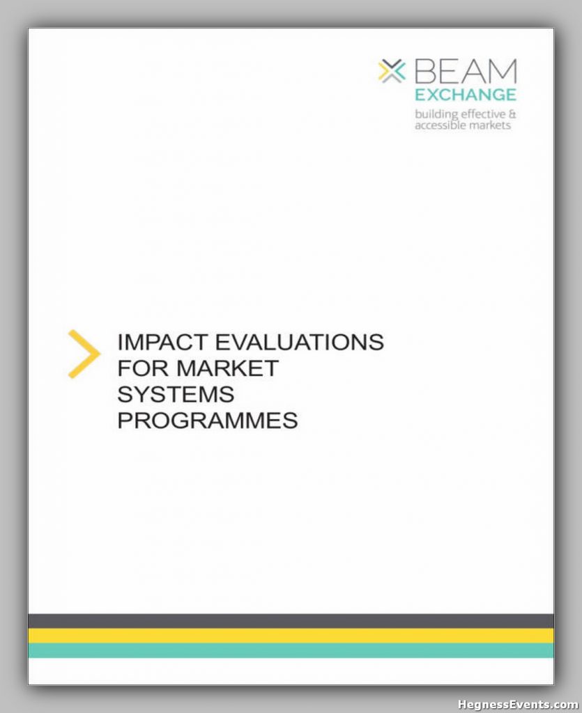 Impact Evaluation for Market Systems Programmes