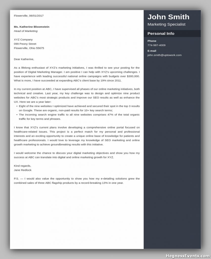 cover letter templates 06