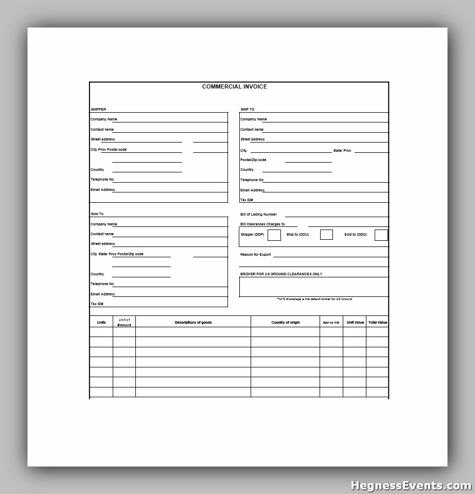 invoice example template 24