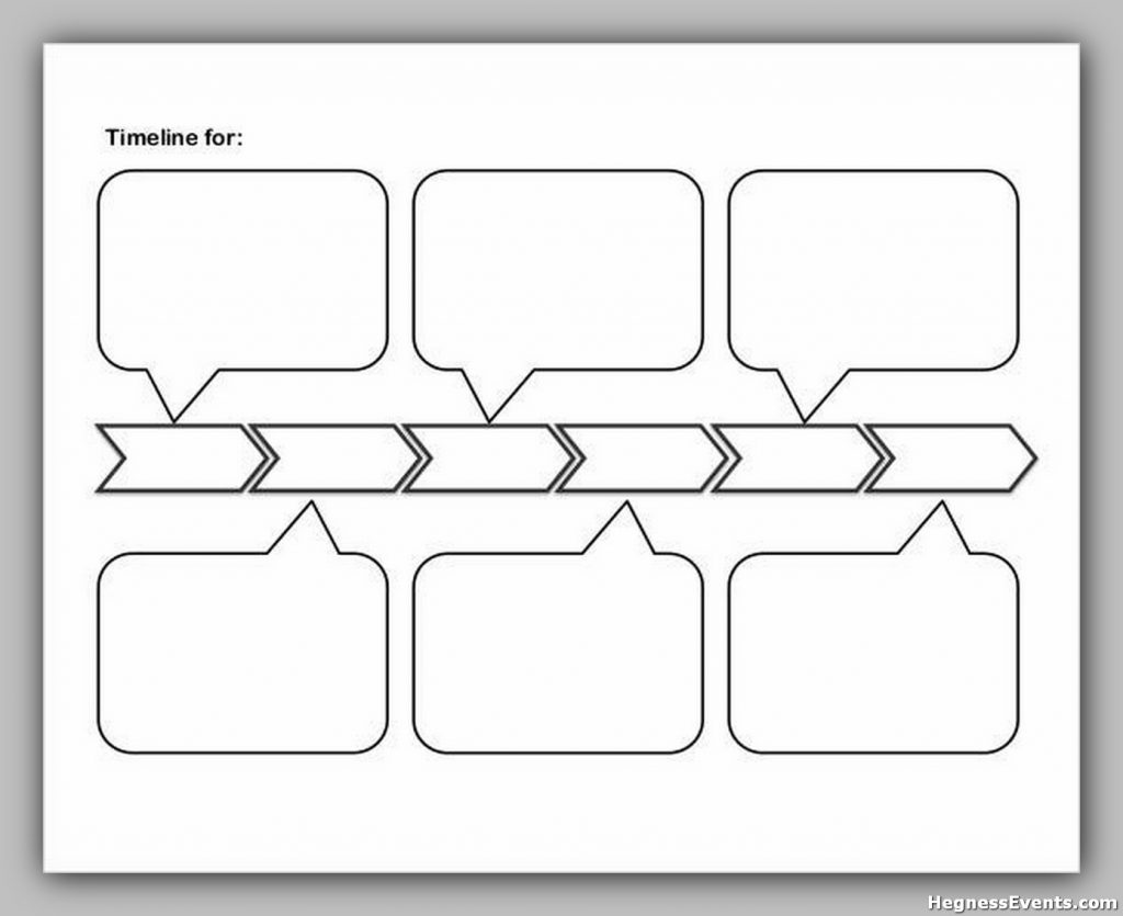 Blank Timeline Template