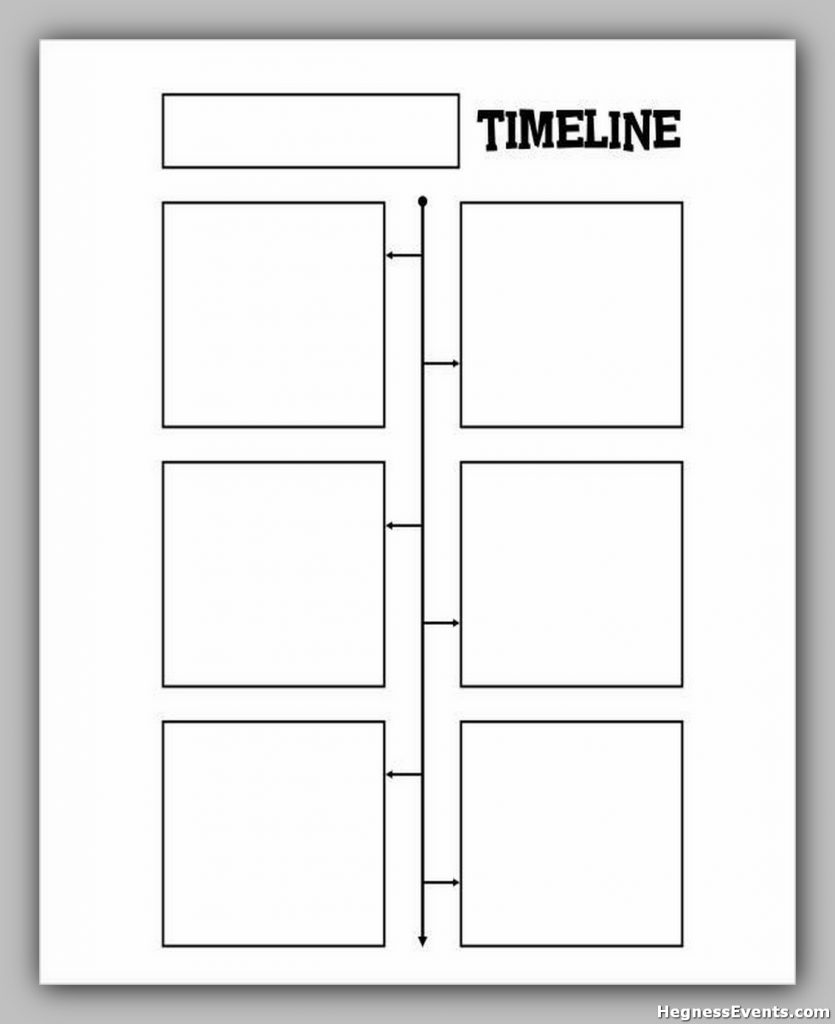 blank timeline template for kids