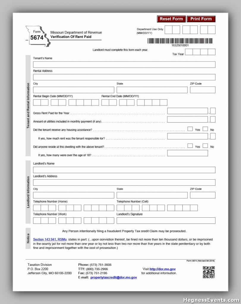 rental verification form 14