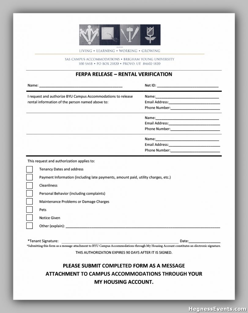 rental verification form 24