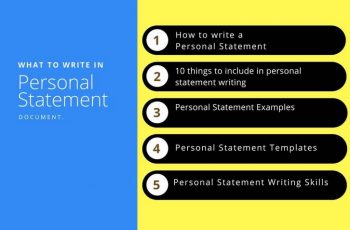 personal statement template