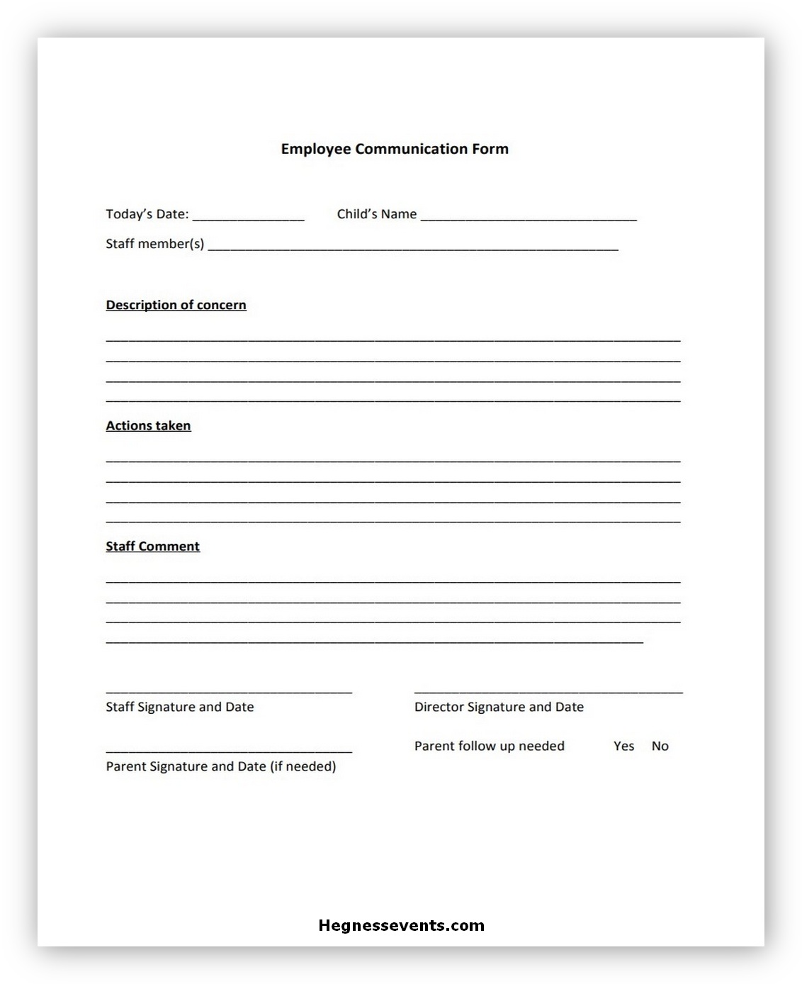 employee-communication-template