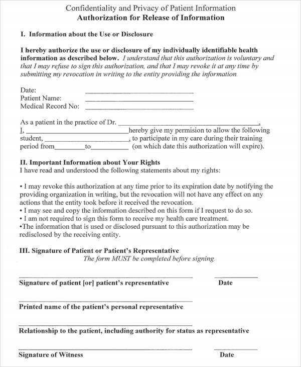 Agreement Form