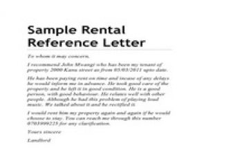 Reference Letters