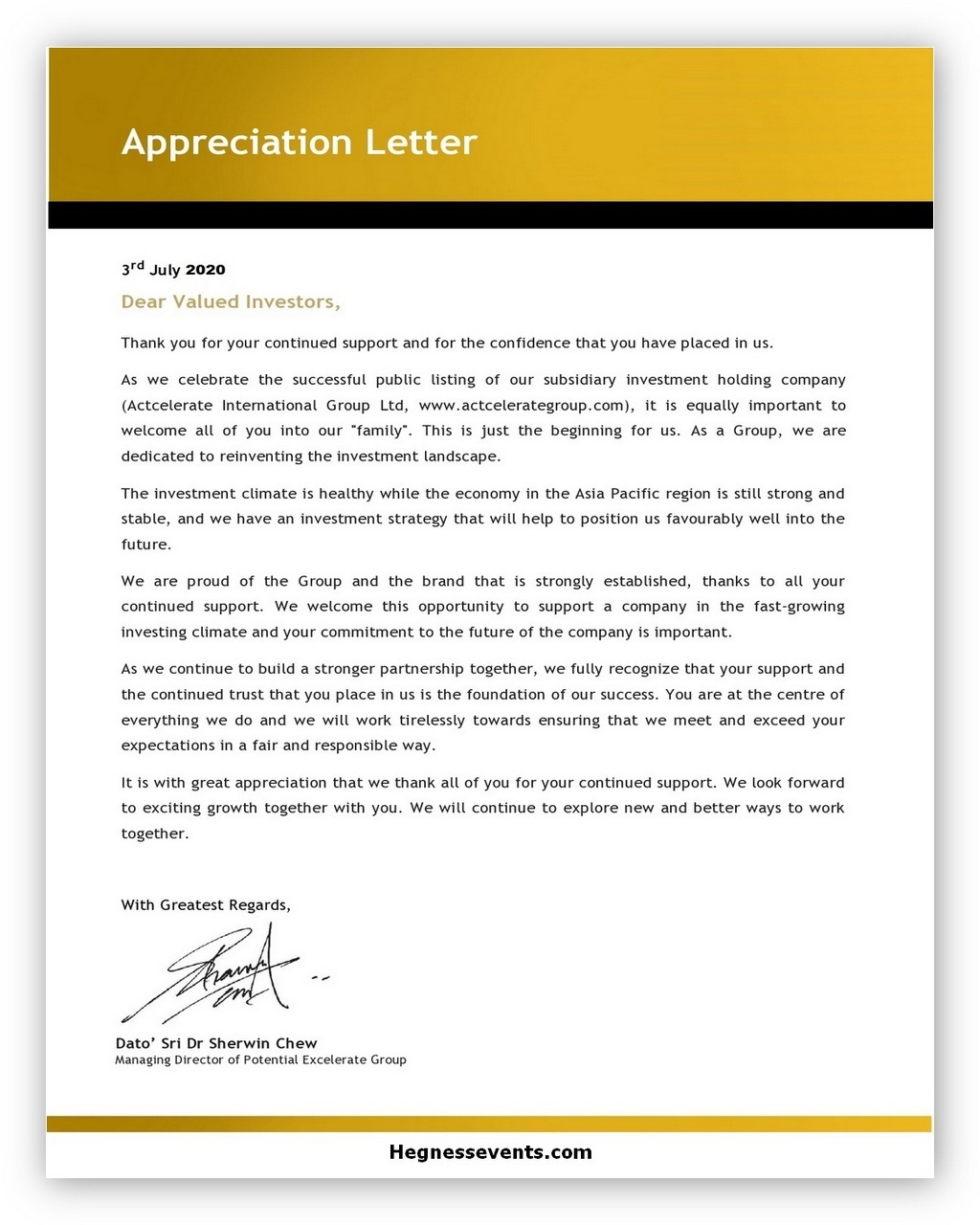 appreciation essay template