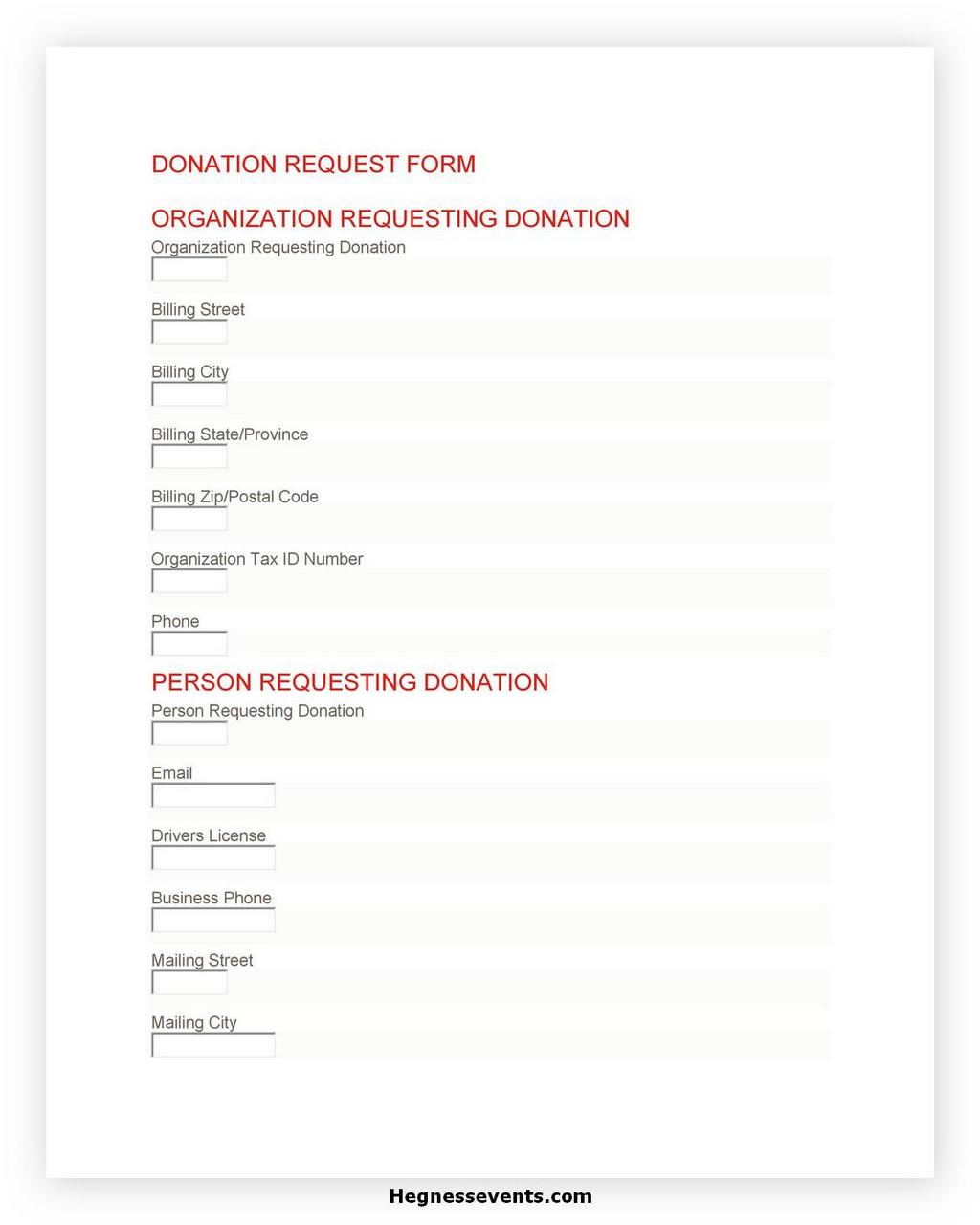 Donation Letter Request 08