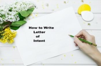How to write letter of Intent