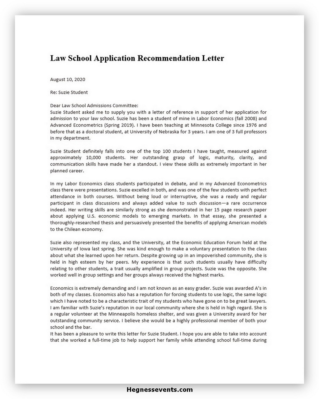 law school application letter sample