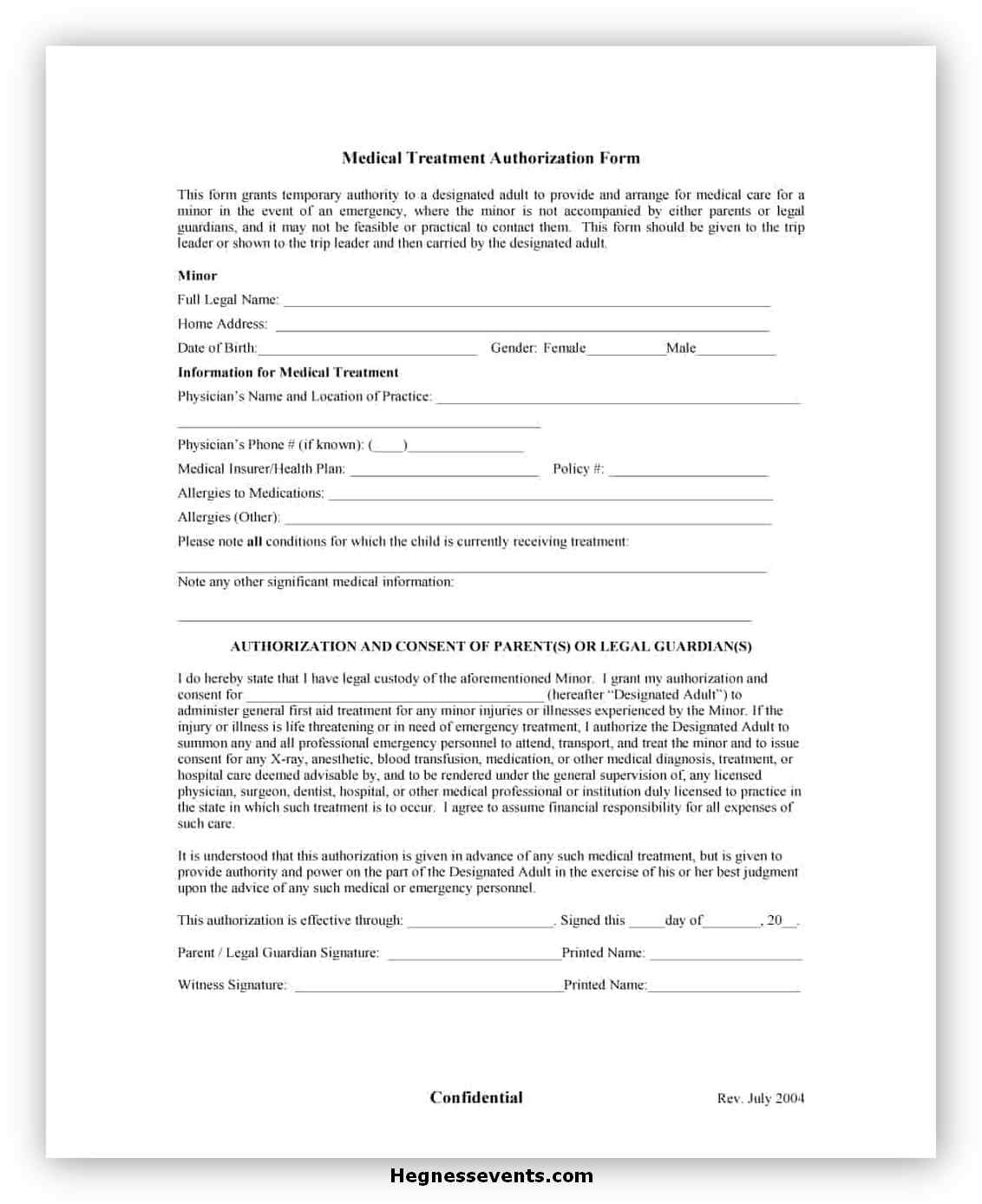 Medical Consent Form Printable 01