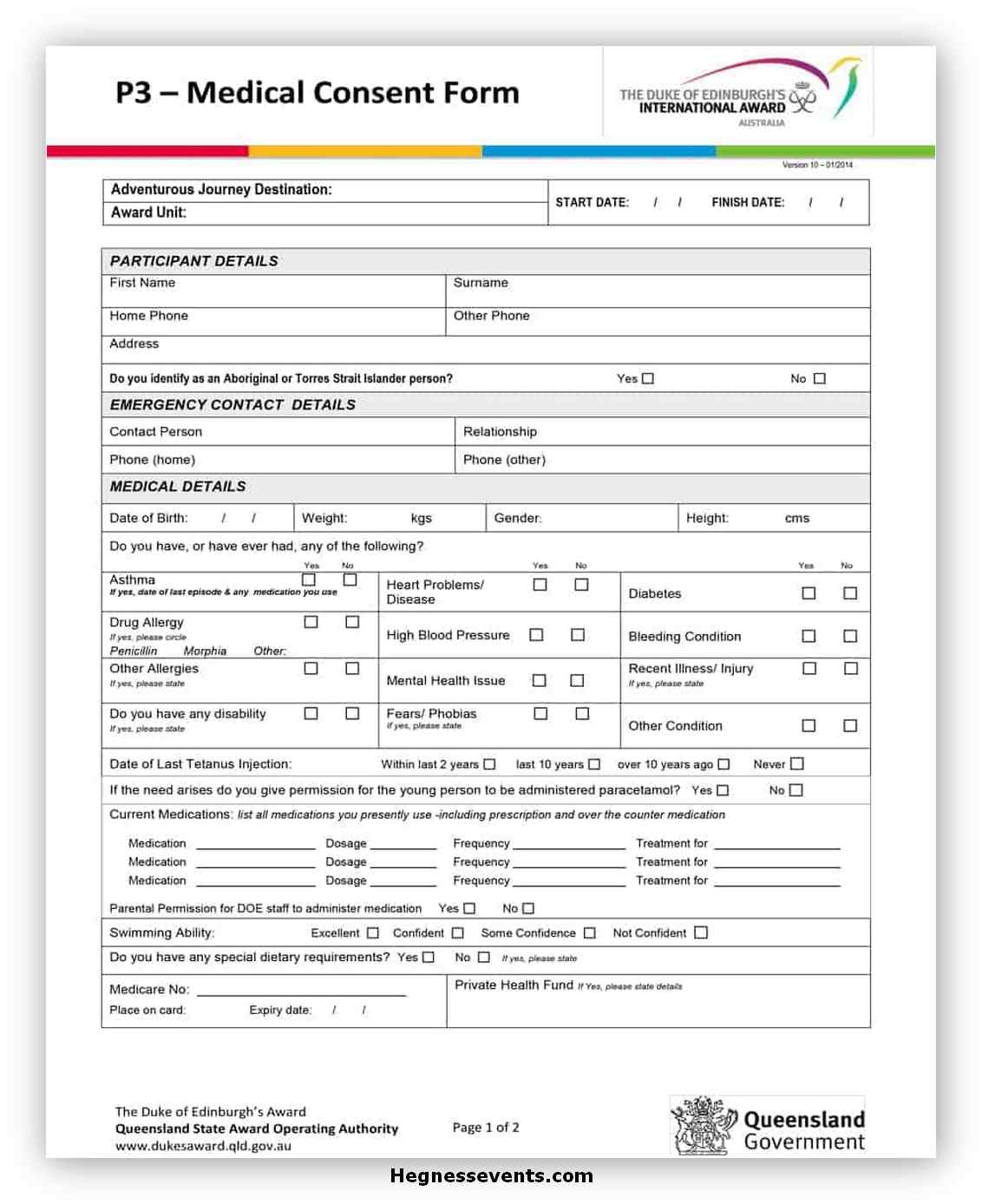 Medical Consent Form Template 04