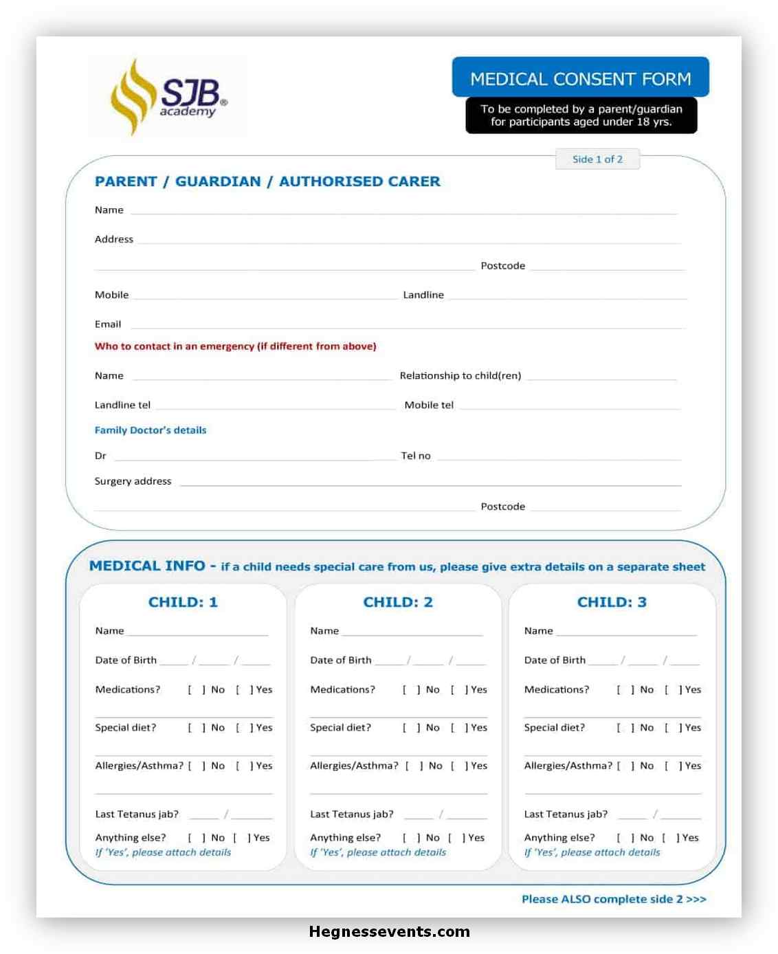 Medical Consent Form Template 06