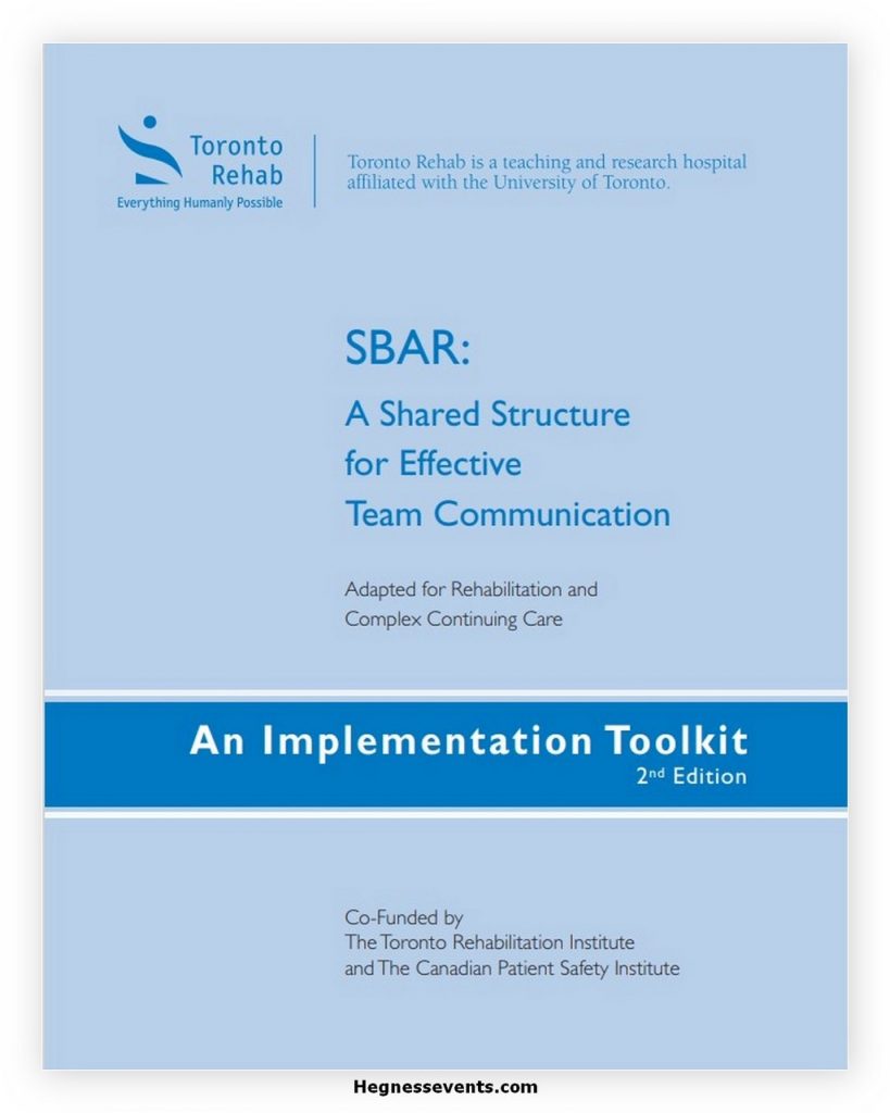 Sbar Tool Template