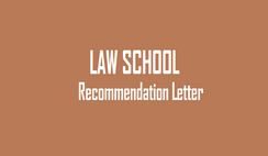 law school recommendation letter 100