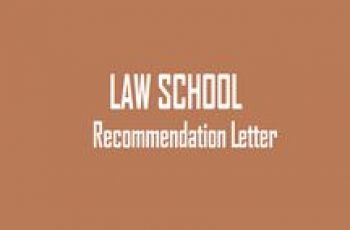 law school recommendation letter 100