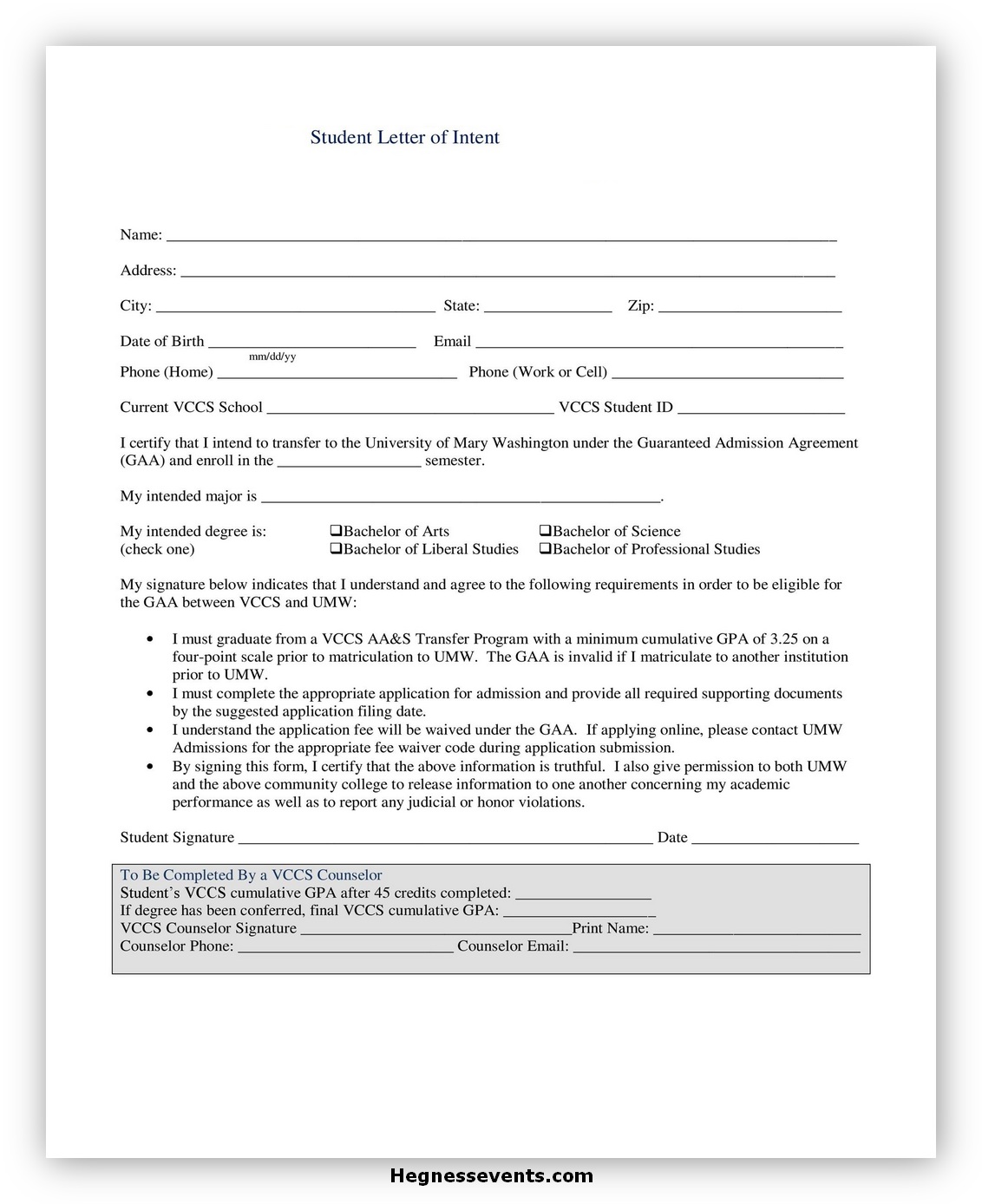letter of intent format 02
