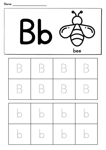 Letter B Preschool Crafts Bee