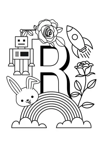 Letter R Preschool Crafts Printable