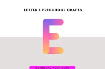 Letter e Preschool Crafts